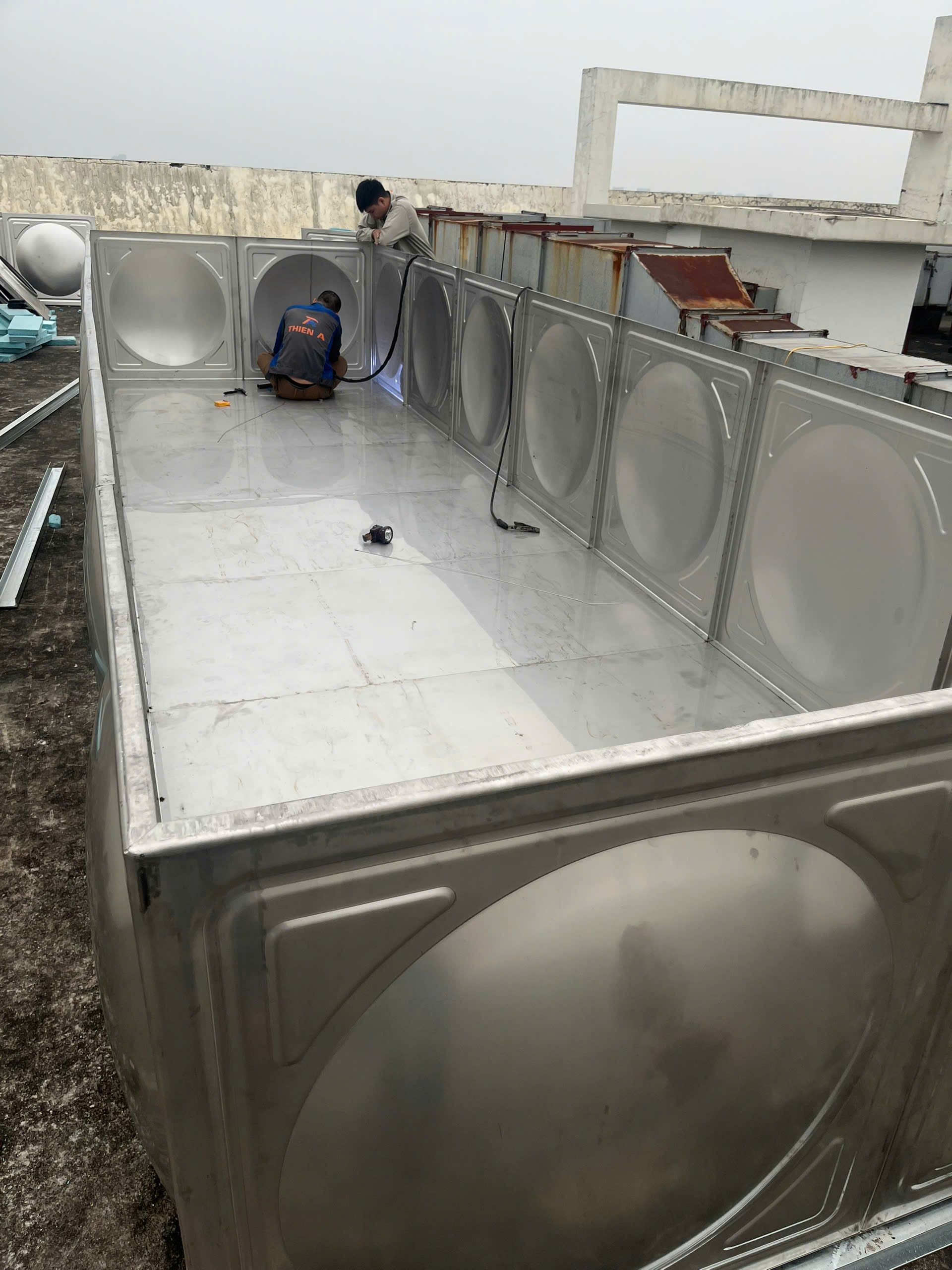 bồn bể inox gia công