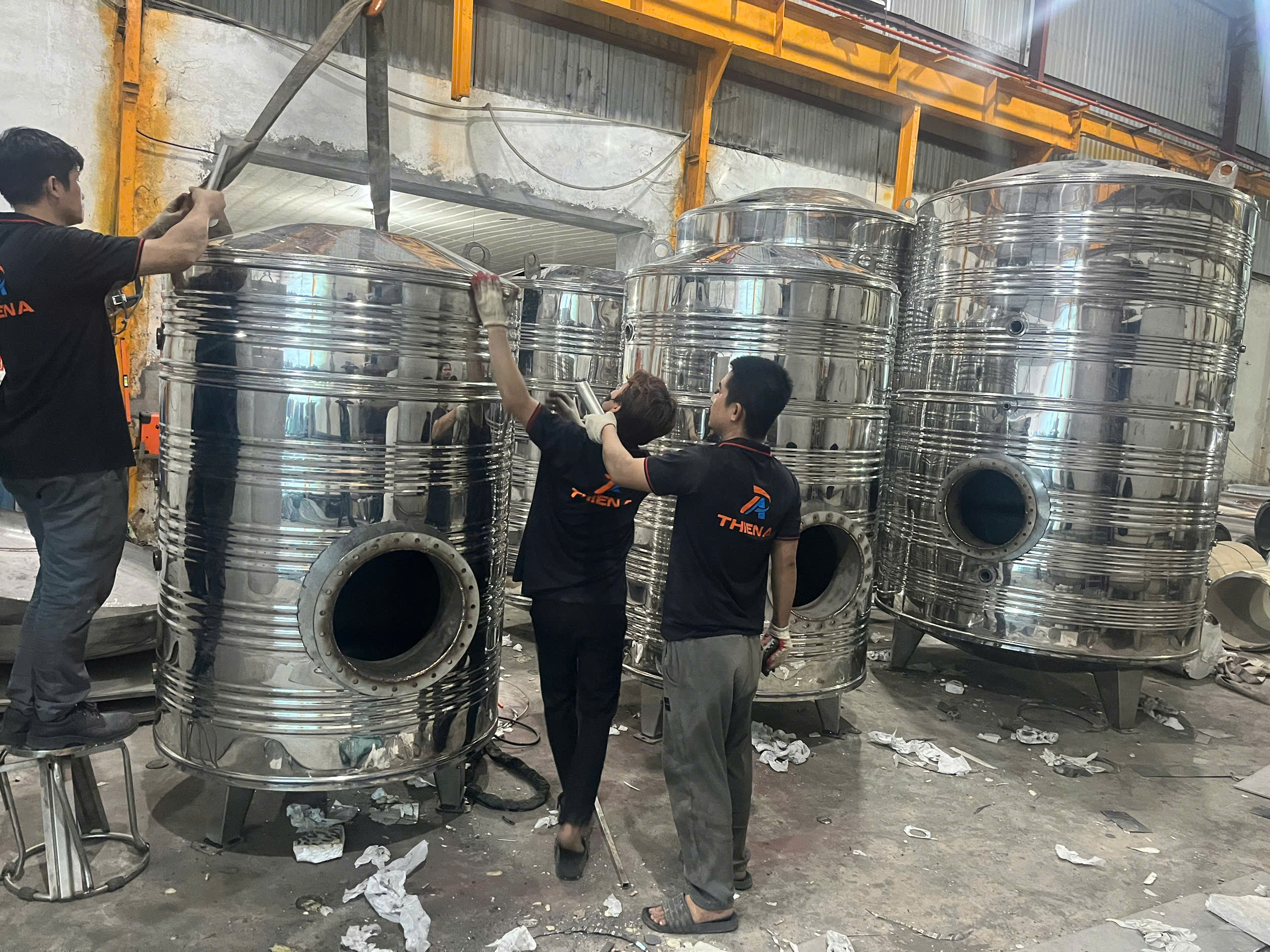 Bồn Bể Inox Bắc Ninh - Giá Tốt, Bảo Hành 15 Năm | Thiên Á